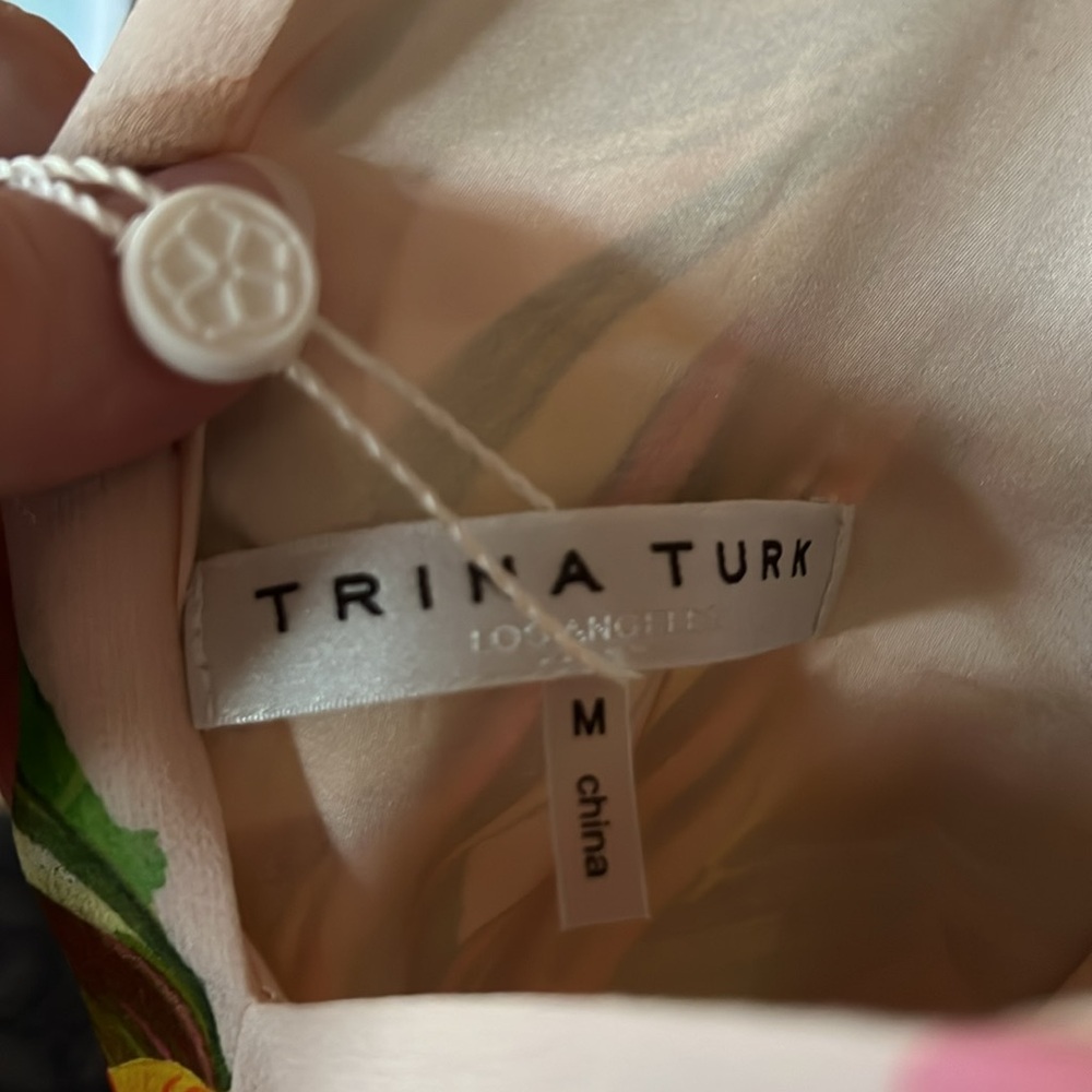 NWT Trina Turk Jungle Jumpsuit - Silk - Picture 5 of 5